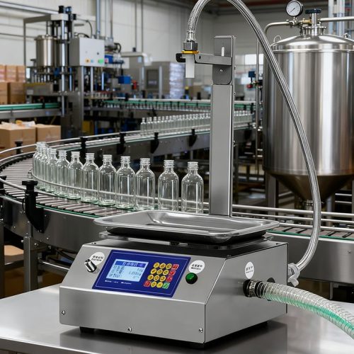 Digital Control Liquid Filling Machine Weighting Filling System 30g-15kg Capacity Alcohol Juice Milk